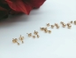 Preview: Kugel Edelstahl Ohrstecker rosegoldfarben